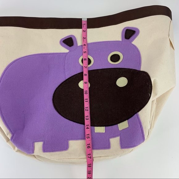 3 Sprouts Hippo Storage Bin, 17” high x 16” diameter - Picture 13 of 16